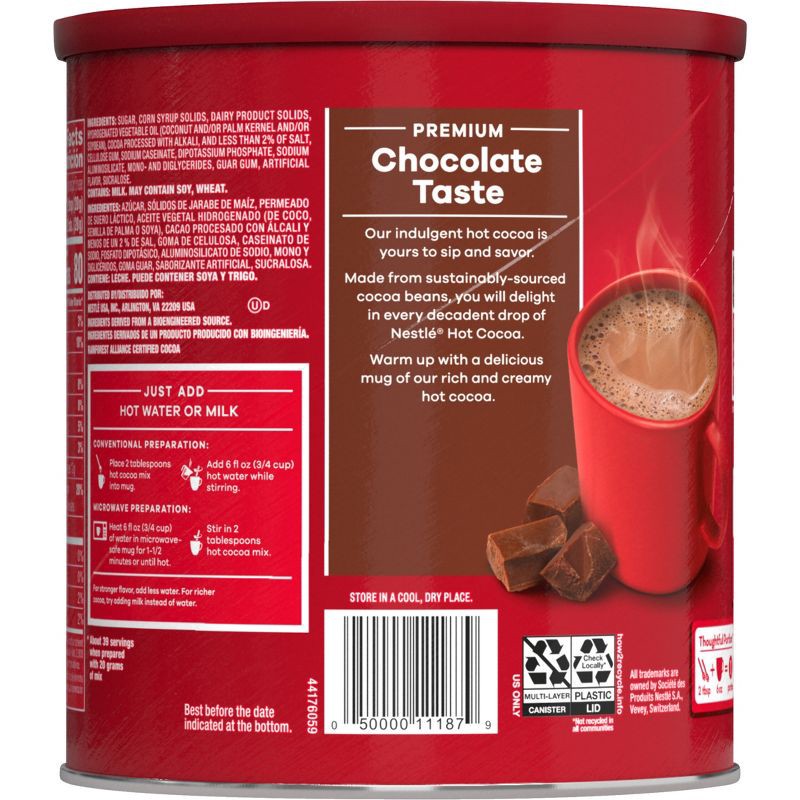 slide 2 of 8, Nestle Rich Milk Chocolate Hot Cocoa Mix - 27.7oz, 27.7 oz