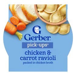Gerber Pick-Ups Chicken & Carrot Ravioli Toddler Food Meals - 6oz