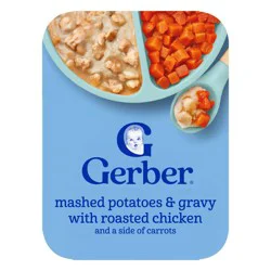 Gerber Baby Food Mashed Potatoes & Gravy with Roasted Chicken and Carrots Toddler Meals - 6.6oz