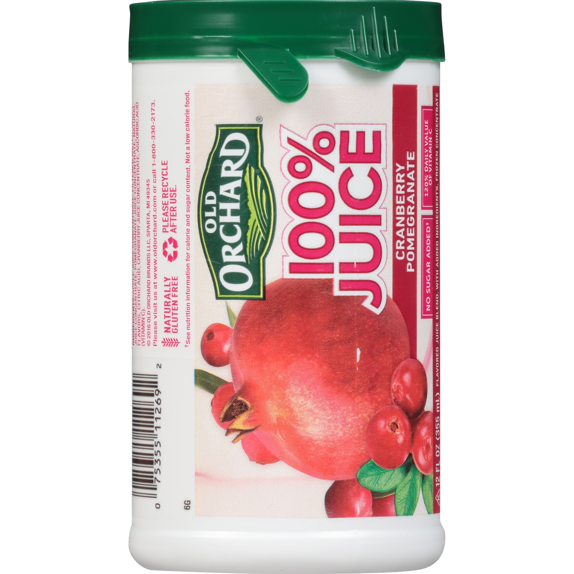 slide 6 of 8, Old Orchard Cranberry Pomegranate 100% Juice, 12 fl oz