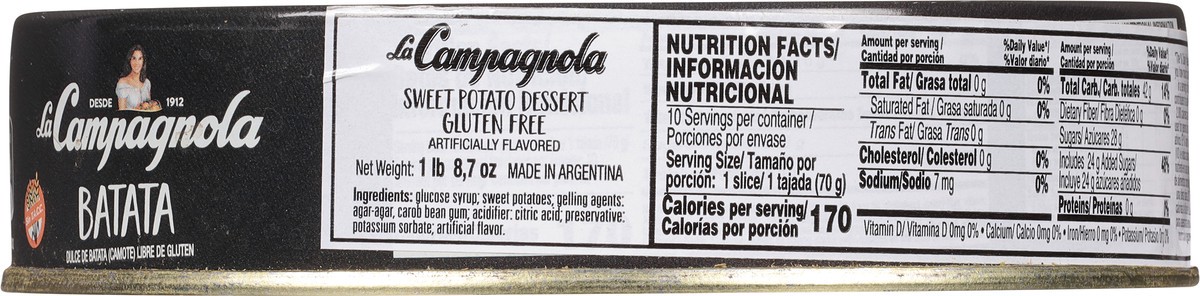 slide 9 of 9, La Campagnola Gluten Free Sweet Potato Dessert 700 g, 700 g