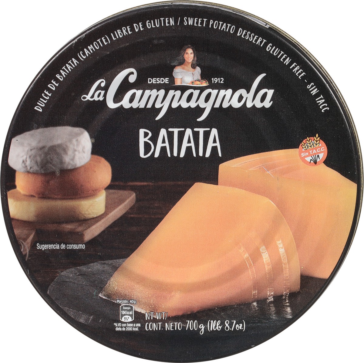 slide 2 of 9, La Campagnola Gluten Free Sweet Potato Dessert 700 g, 700 g