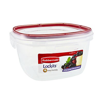 slide 1 of 1, Rubbermaid Container + Lid 1 ea, 1 ct