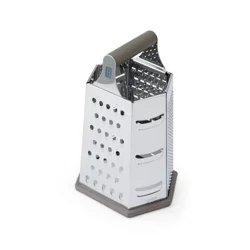 Grand Gourmet Grater- 6 Sided With Soft Handle