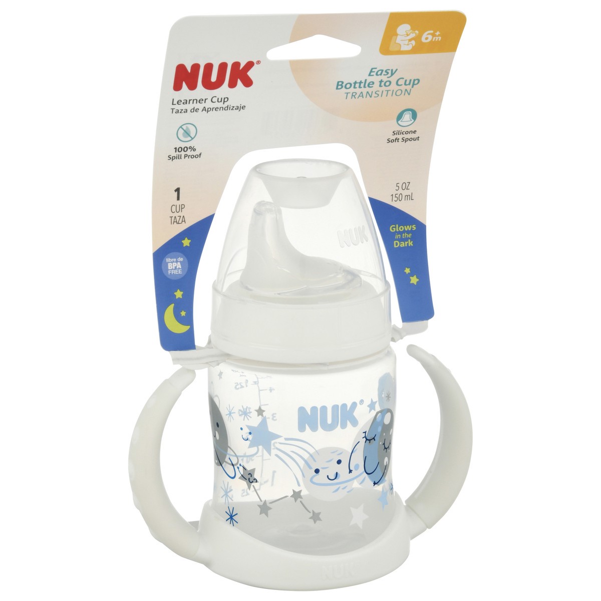 slide 5 of 10, NUK 6+ Months Learner Cup 1 ea, 1 ct