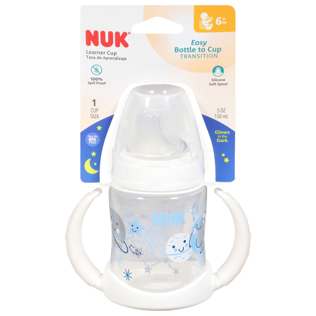 slide 1 of 10, NUK 6+ Months Learner Cup 1 ea, 1 ct