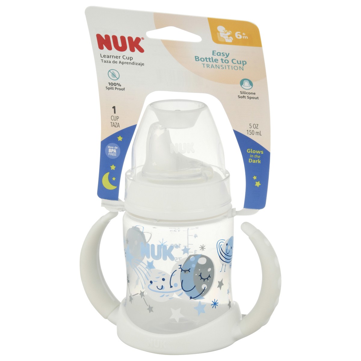 slide 3 of 10, NUK 6+ Months Learner Cup 1 ea, 1 ct