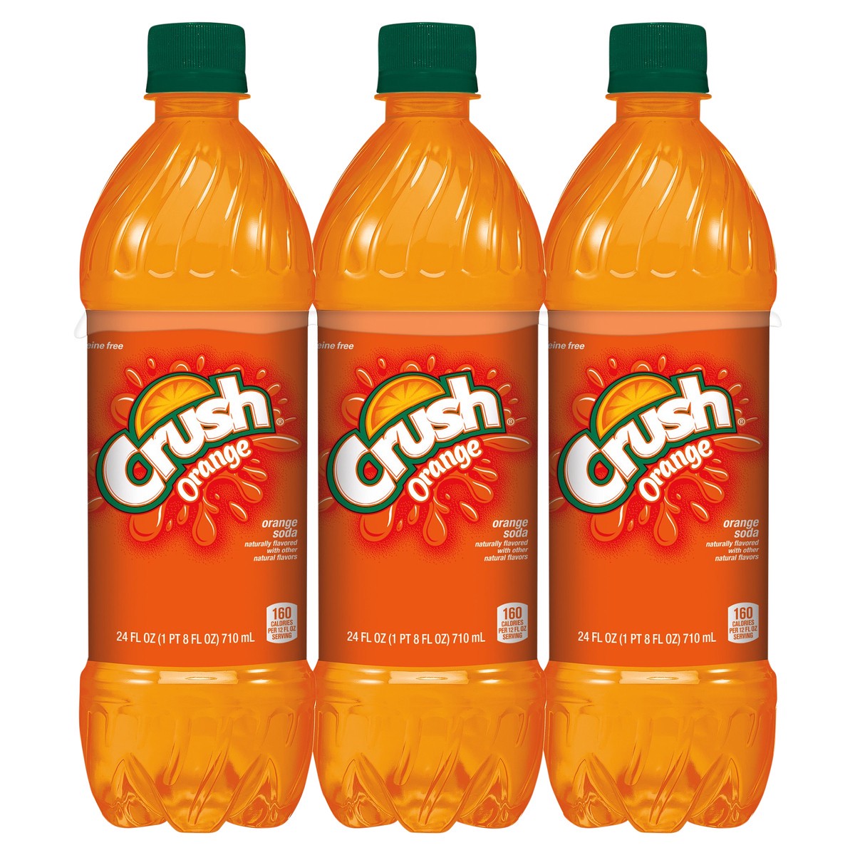 slide 6 of 12, Crush Orange Soda, 24 fl oz bottles, 6 pack, 6 ct