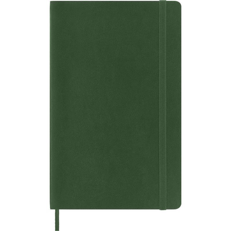 slide 5 of 6, Moleskine Classic Soft Cover Notebook, 5'' X 8-1/4'', Ruled, 192 Pages, Myrtle Green, 1 ct