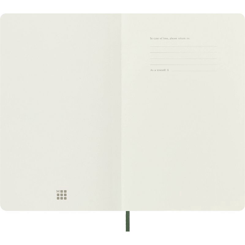 slide 4 of 6, Moleskine Classic Soft Cover Notebook, 5'' X 8-1/4'', Ruled, 192 Pages, Myrtle Green, 1 ct