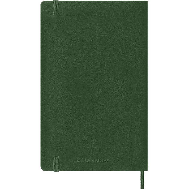 slide 3 of 6, Moleskine Classic Soft Cover Notebook, 5'' X 8-1/4'', Ruled, 192 Pages, Myrtle Green, 1 ct