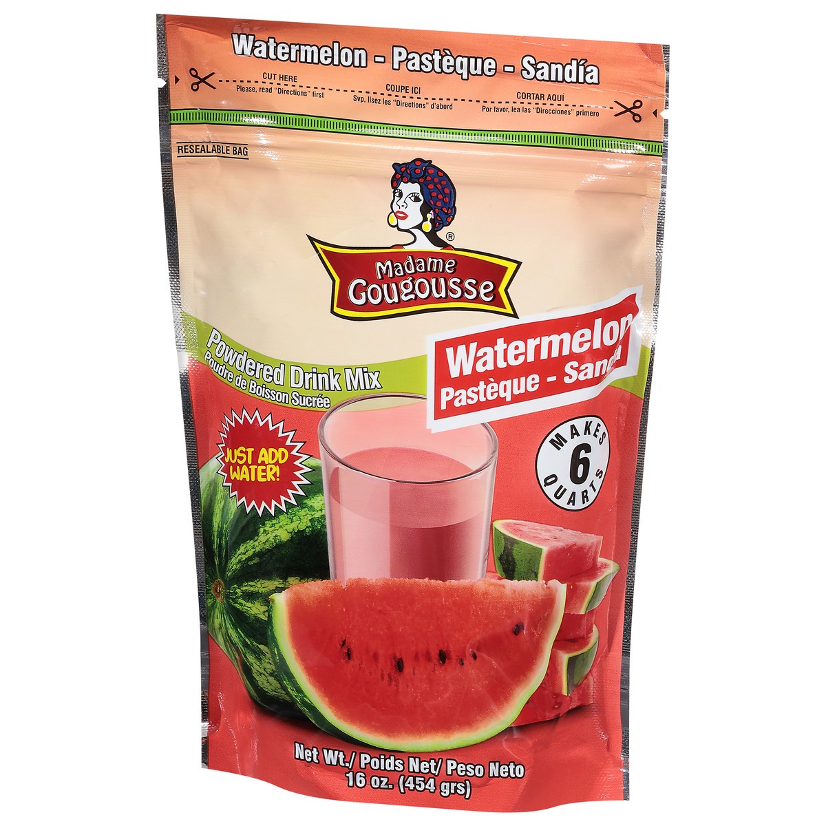 slide 3 of 14, Madame Gougousse Powdered Watermelon Drink Mix - 16 oz, 16 oz