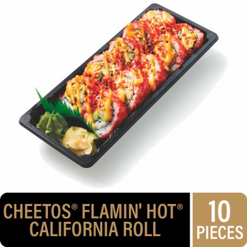 slide 1 of 1, Private Selection® Cheetos® Flamin' Hot® California Sushi Roll by Yummi Sushi™, 10 pc
