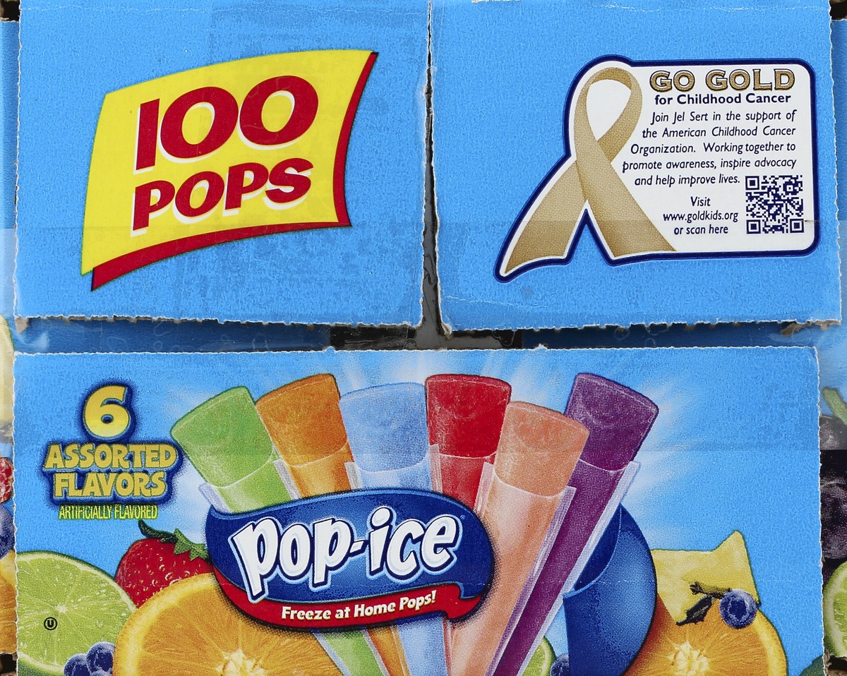 slide 4 of 5, Pop-Ice Pops 100 ea, 100 ct