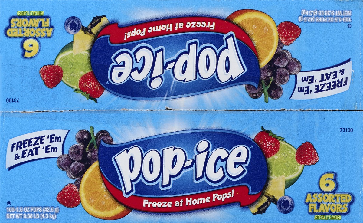 slide 5 of 5, Pop-Ice Pops 100 ea, 100 ct