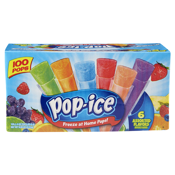 slide 1 of 1, Pop-Ice Pops 100 ea, 100 ct
