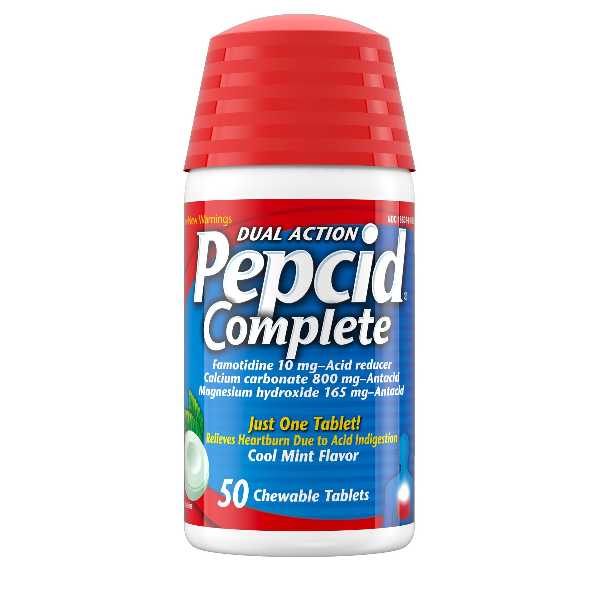 slide 2 of 9, Pepcid Complete Tablets Mint - 50ct, 50 ct