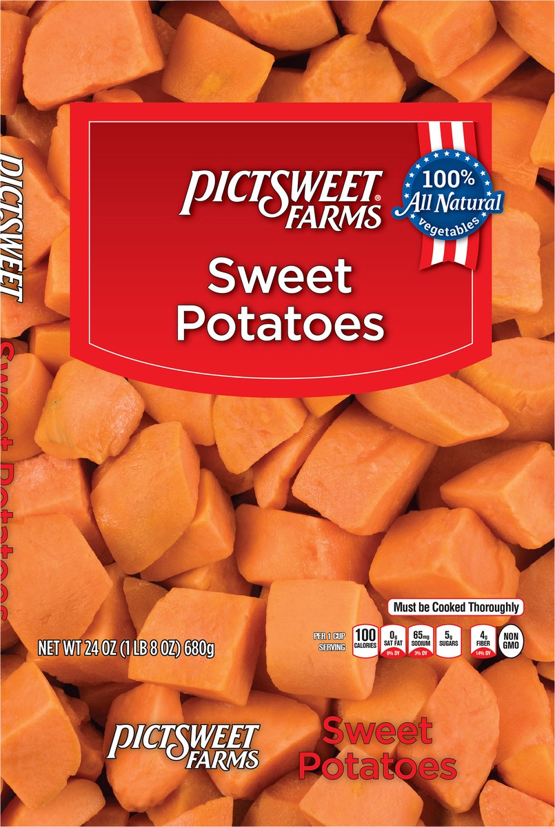 slide 2 of 3, PictSweet Sweet Potatoes, 24 oz