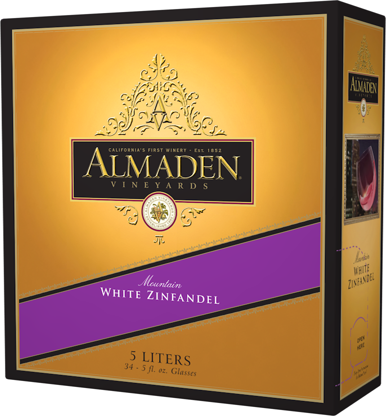 Almaden White Zinfandel Pink Wine 5 liter box Shipt