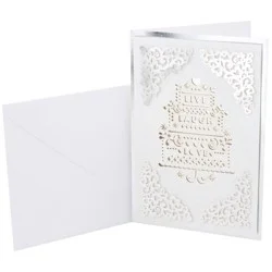 Hallmark Signature Wedding Greeting Card (#23) (Live Laugh Love)