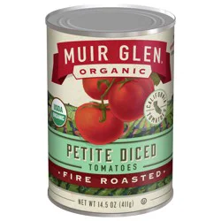 Muir Glen Organic Petite Diced Tomatoes, Fire Roasted, 14.5 oz.