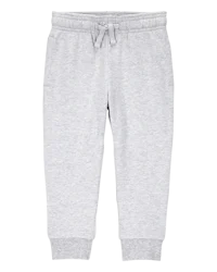 Carter's Baby Pull-On Drawstring Joggers - Grey Heather 12M