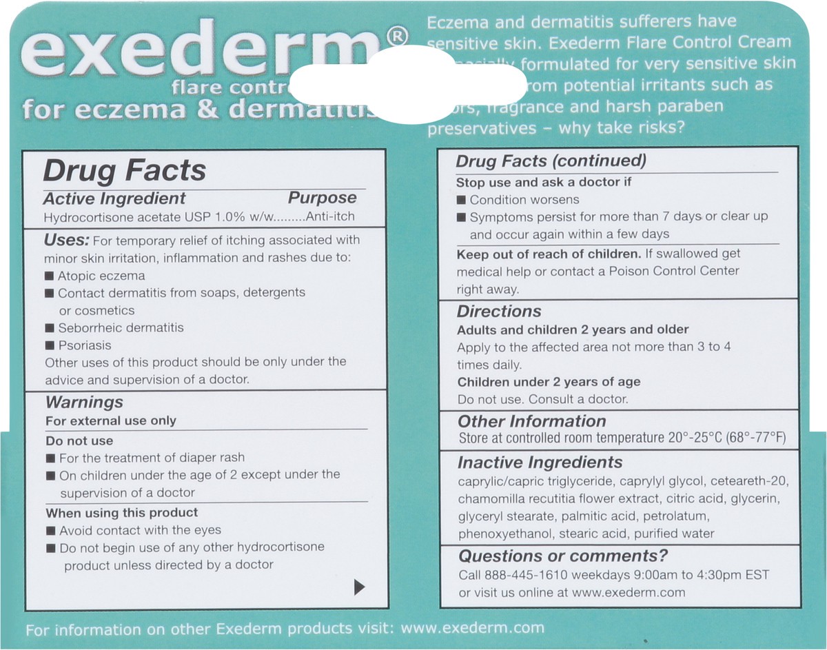 slide 2 of 9, Exederm Flare Control Cream for Eczema & Dermatitis 1 oz, 1 oz