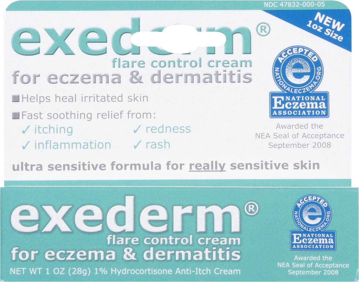 slide 9 of 9, Exederm Flare Control Cream for Eczema & Dermatitis 1 oz, 1 oz