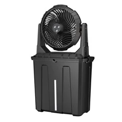 Holmes® Portable Rechargeable Outdoor Misting Fan – Black, 1 ct