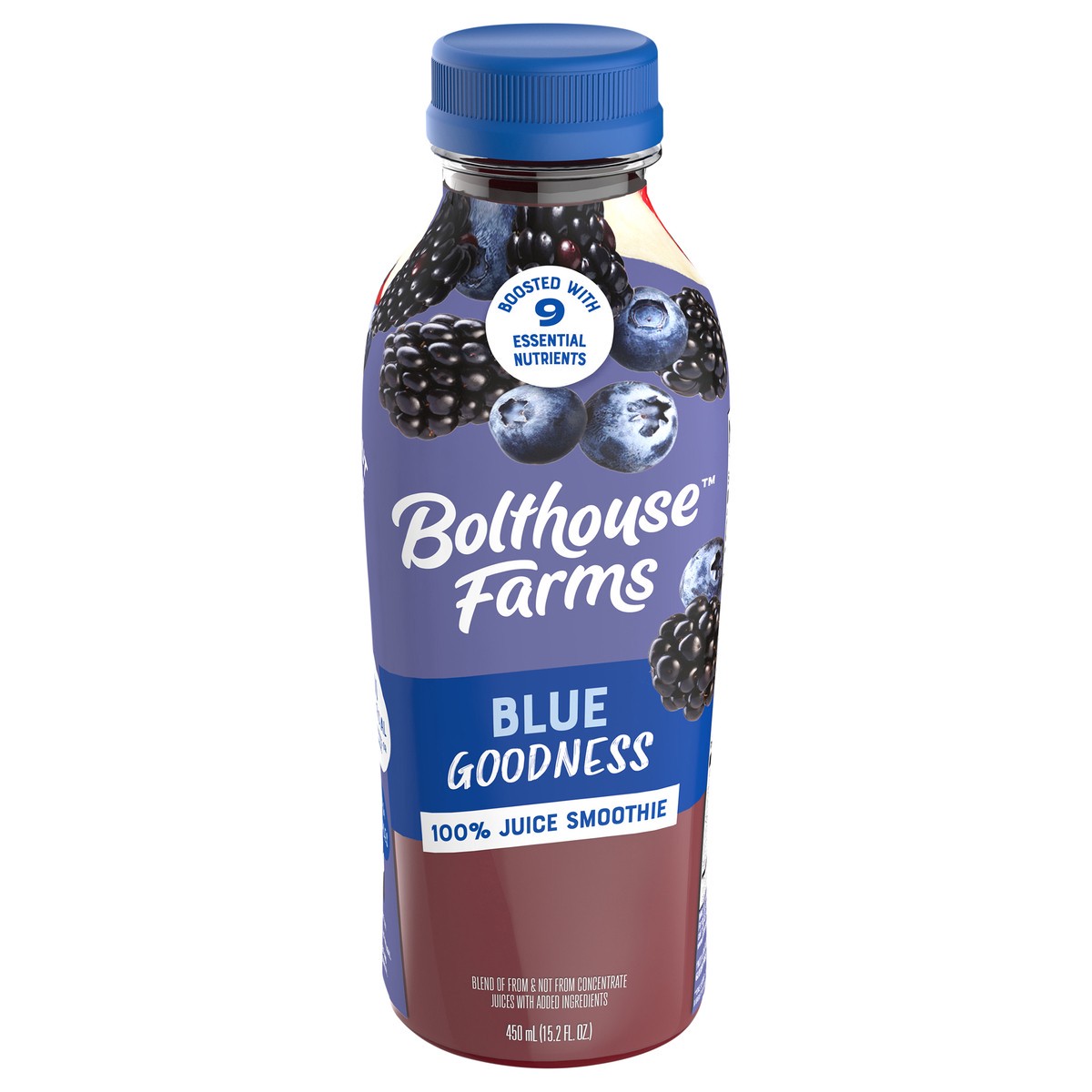 slide 1 of 5, Bolthouse Farms Blue Goodness 100% Fruit Juice Smoothie - 15.20 fl oz, 15.20 fl oz