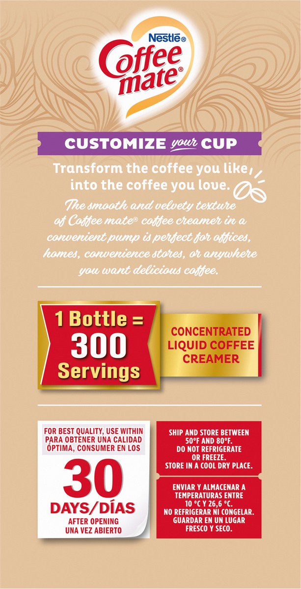 slide 6 of 13, Coffee-Mate Concentrated Sweetened Original Coffee Creamer 50.7 fl oz, 50.7 fl oz
