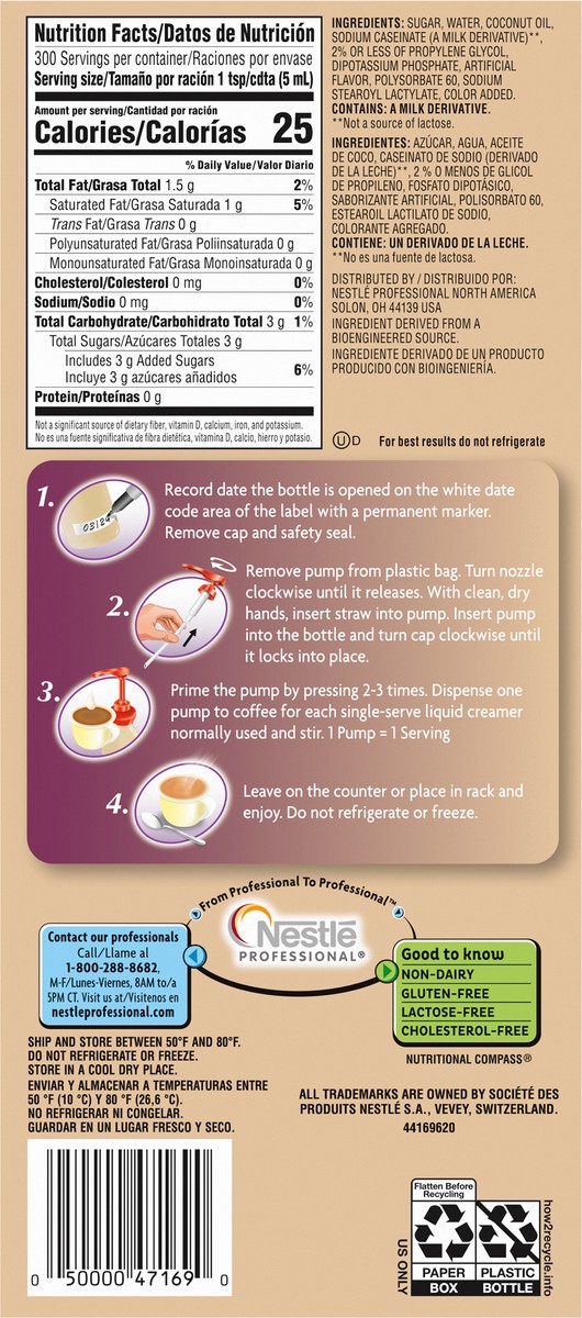 slide 11 of 13, Coffee-Mate Concentrated Sweetened Original Coffee Creamer 50.7 fl oz, 50.7 fl oz