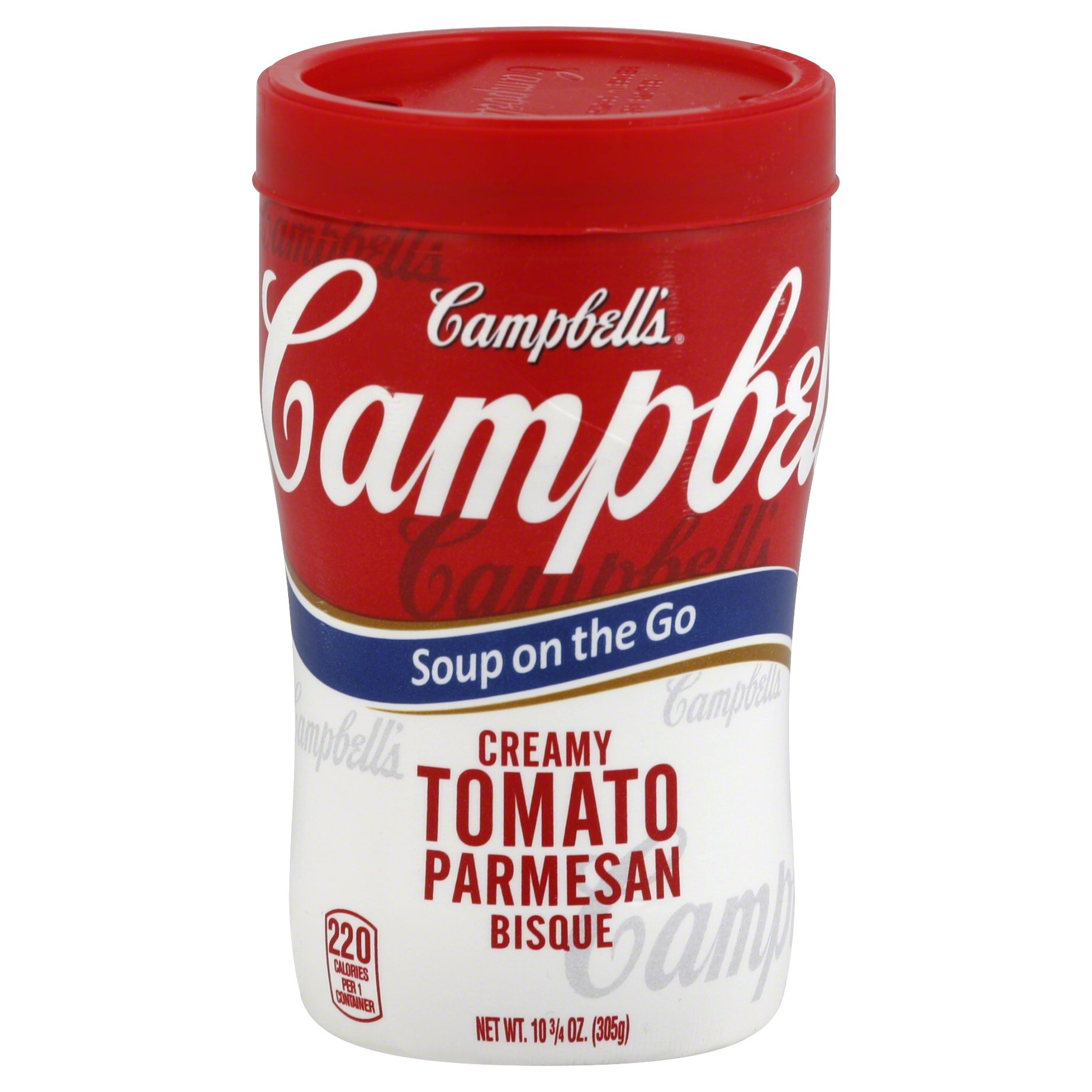 slide 1 of 1, Campbell's Soup On The Go Creamy Tomato Parmesan Bisque, 11.1 oz