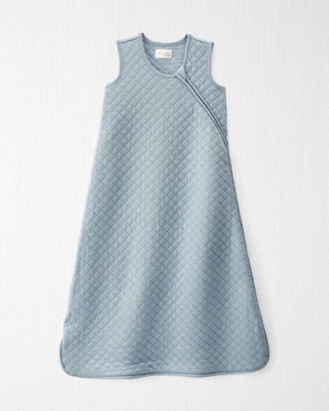 slide 1 of 4, Littleplanet Baby Double Knit Zip Wearable Blanket in Blue Creek Blue Creek M, 1 ct