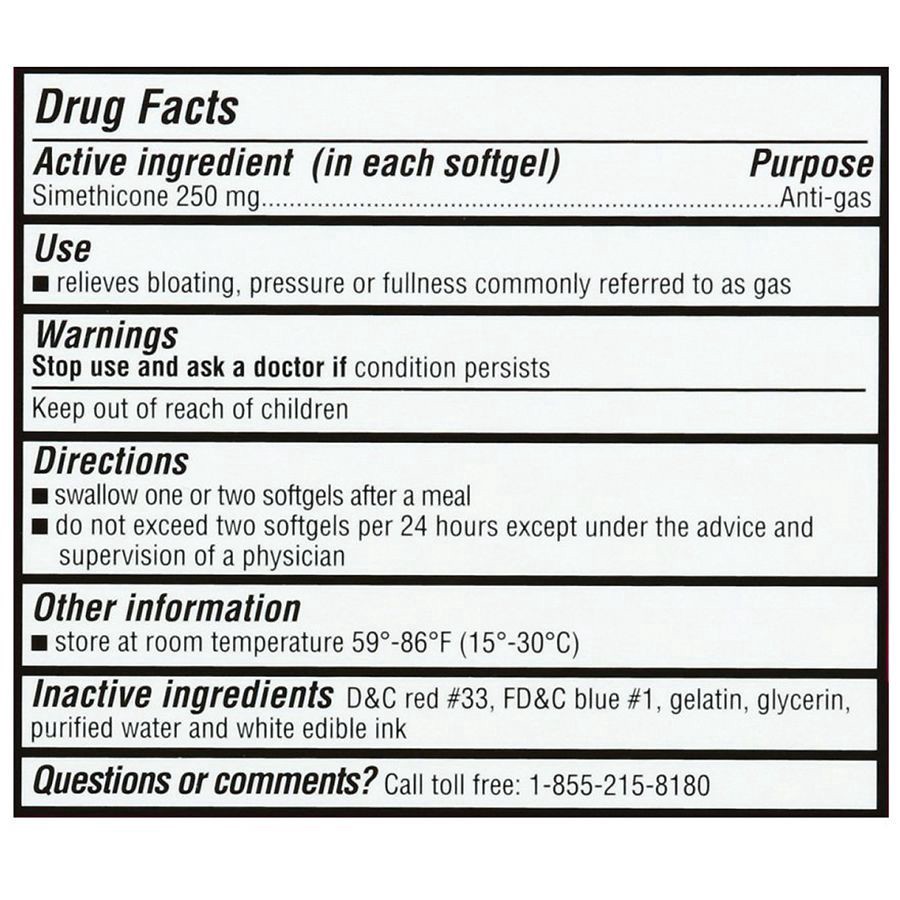 slide 2 of 2, Walgreens Gas Relief Softgels, 12 ct