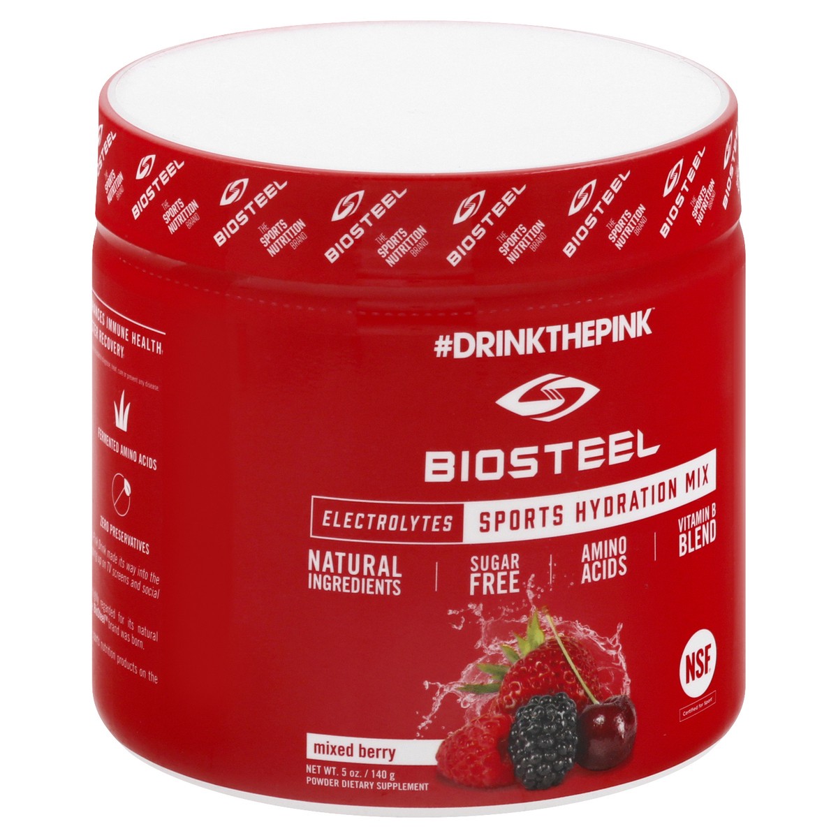 slide 2 of 9, BioSteel Sports Mixed Berry Hydration Mix 5 oz, 140 gram