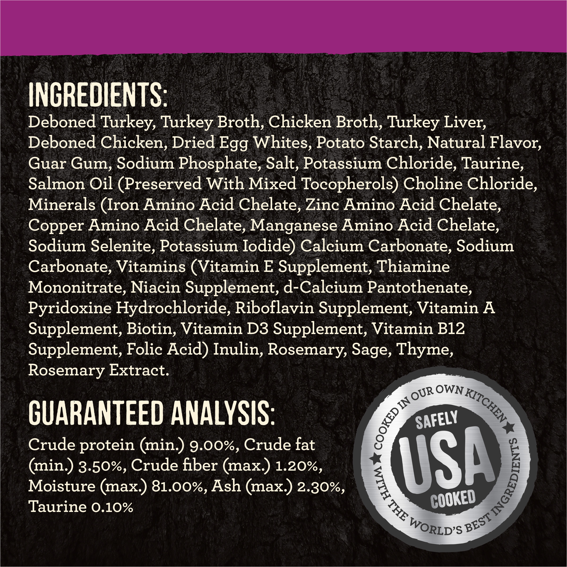 slide 3 of 4, Merrick Backcountry Grain Free Wet Cat Food Real Turkey Recipe Cuts in Gravy - 3 oz Pouch, 3 oz