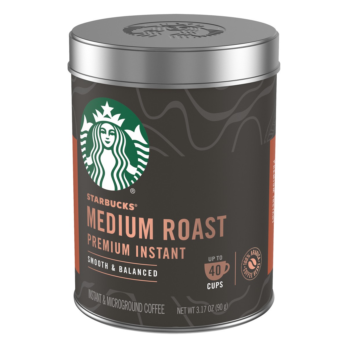 slide 8 of 9, Starbucks Premium Instant Coffee, Medium Roast, 100% Arabica Beans- 3.17 oz, 3.17 oz
