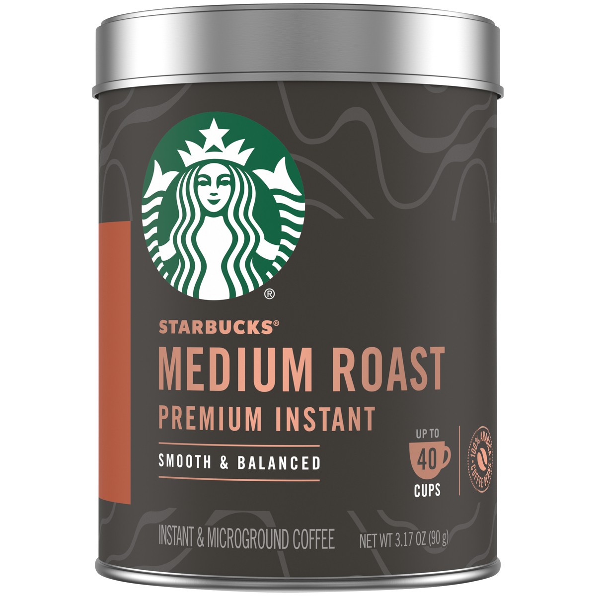 slide 6 of 9, Starbucks Premium Instant Coffee, Medium Roast, 100% Arabica Beans- 3.17 oz, 3.17 oz