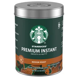 Starbucks Premium Instant Coffee — Medium Roast — 100% Arabica — 1 Tin (up to 40 cups)
