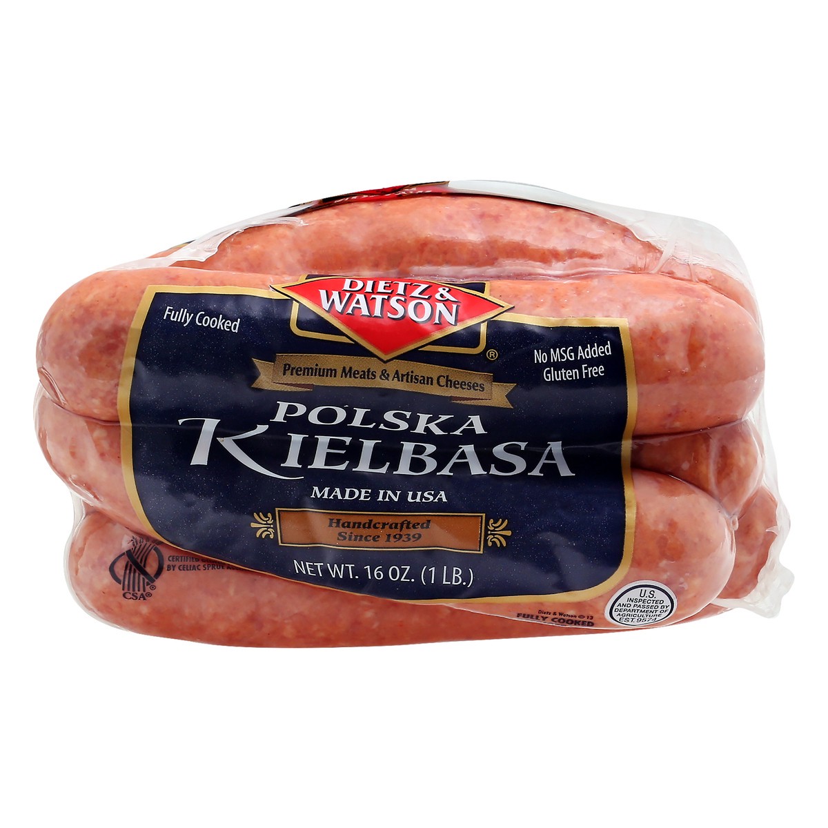 slide 9 of 13, Dietz & Watson Polska Kielbasa 16 oz, 16 oz
