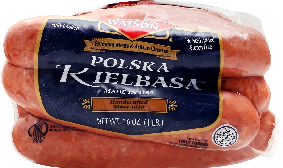 slide 10 of 13, Dietz & Watson Polska Kielbasa 16 oz, 16 oz
