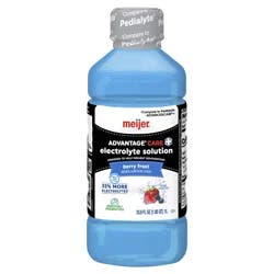 Meijer Advantage Care Plus Electrolyte Solution, Berry Frost, 1 ltr