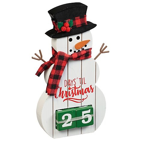 slide 1 of 1, Ssel Santa Snwmn Advent Figure - EA, 1 ct