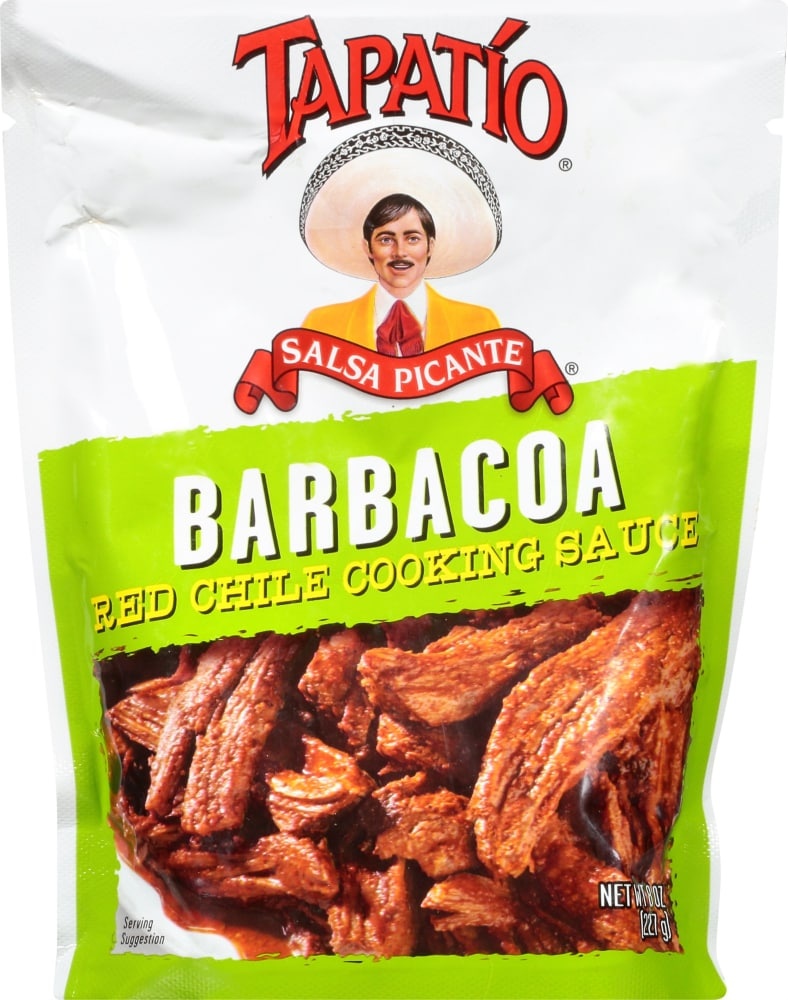 slide 1 of 1, Tapatio Barbacoa Red Chile Cooking Sauce, 8 oz