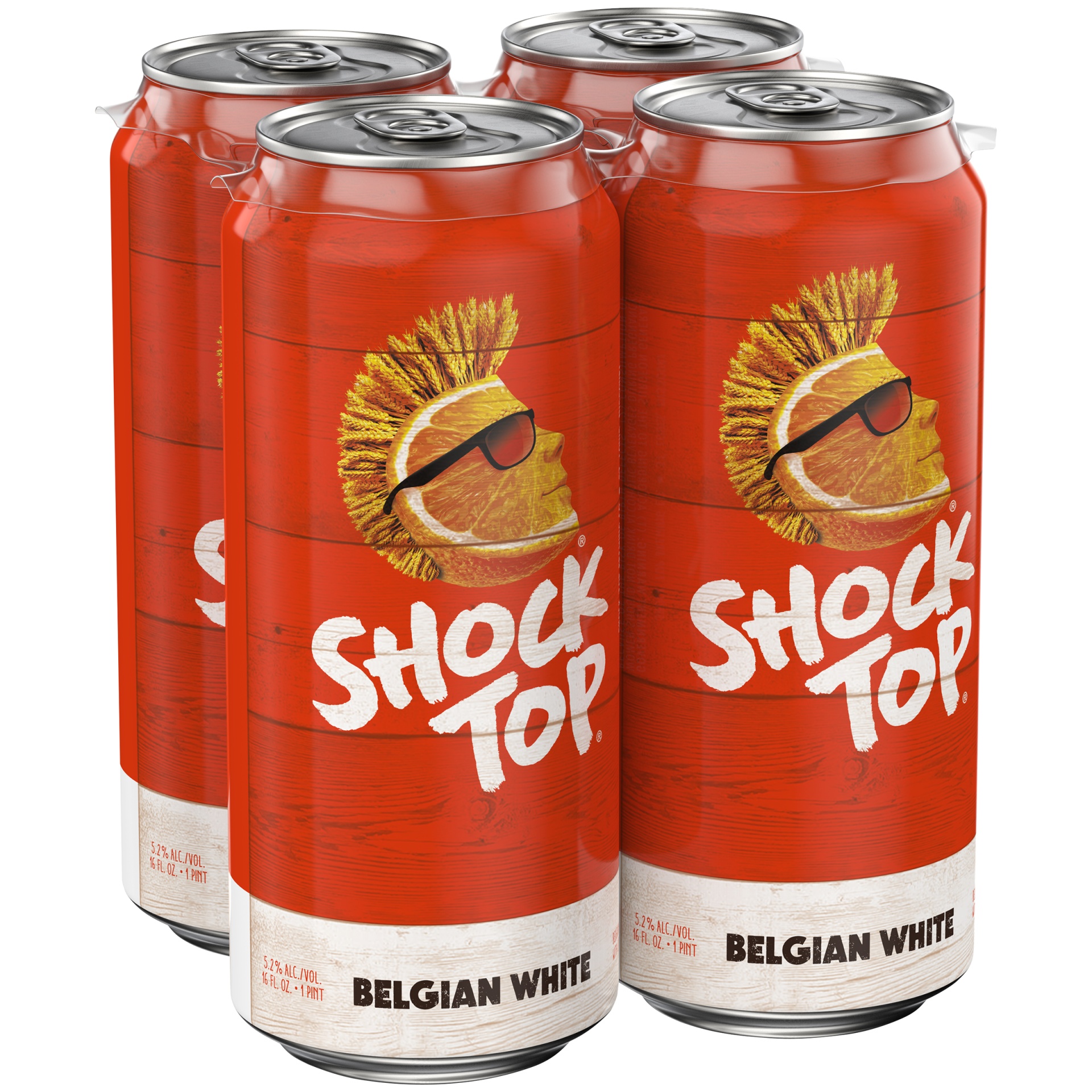 Shock Top Belgian White, 5.2 ABV 4 ct; 16 fl oz Shipt