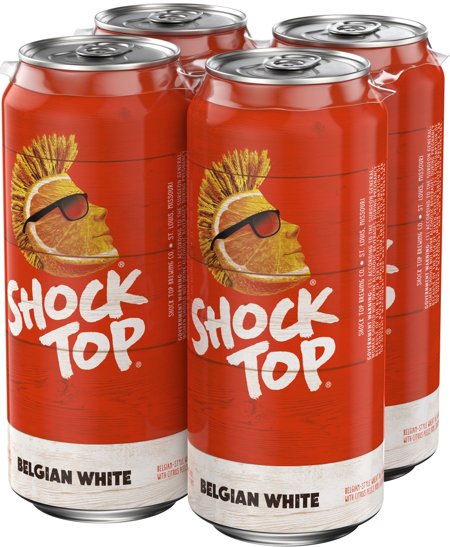 slide 1 of 2, Belgian White 4 Pack 16 oz Cans, 4 ct; 16 fl oz