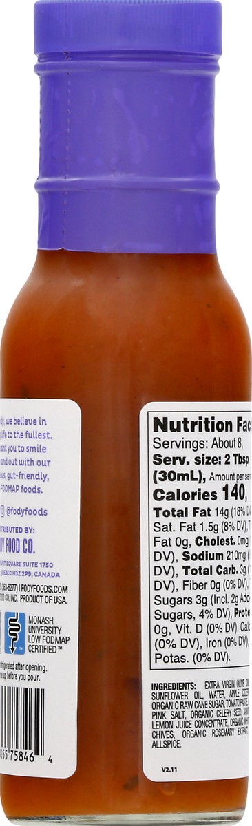 slide 5 of 9, Fody French Dressing 8 oz, 8 oz