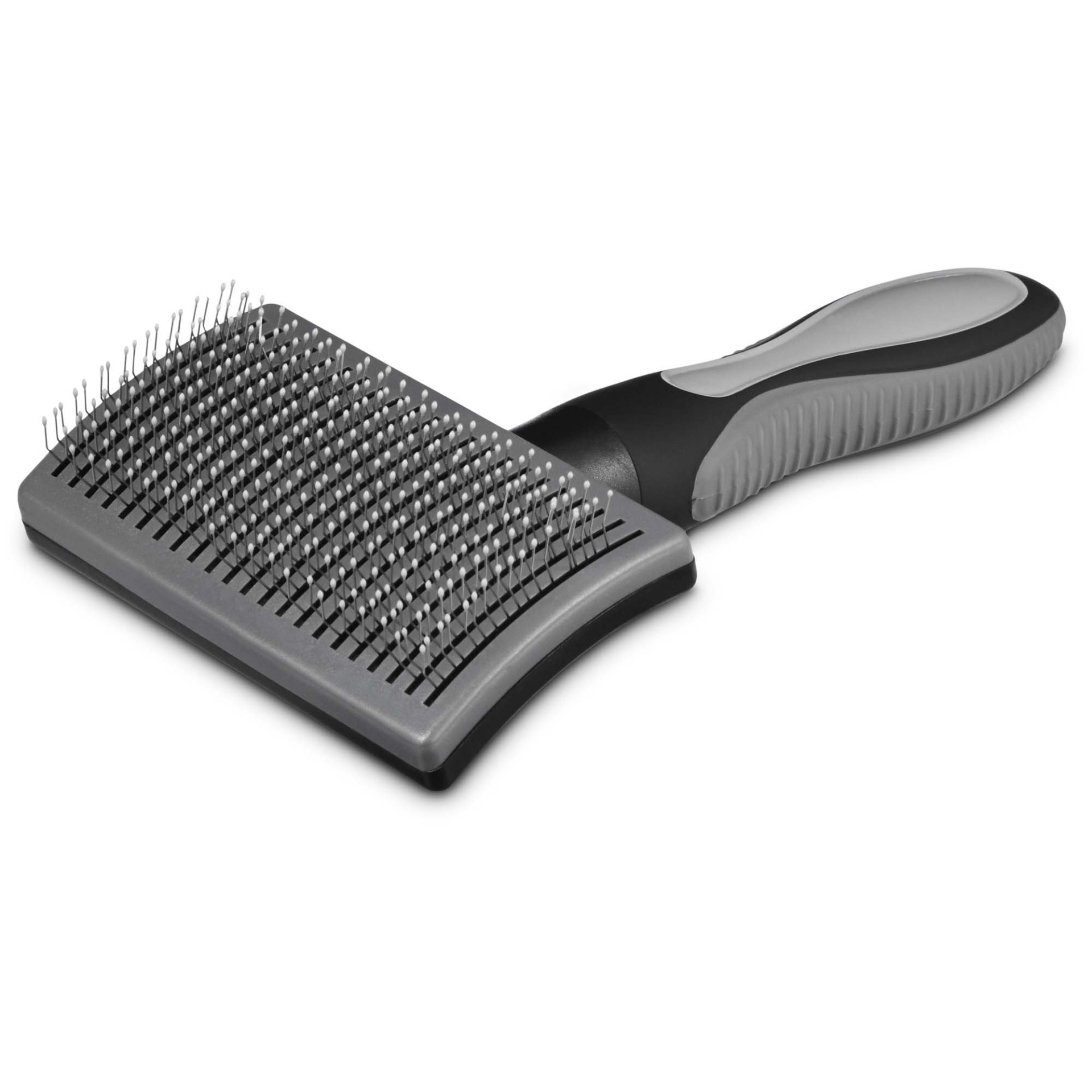 slide 1 of 1, Well & Good Black Self-Cleaning Slicker Dog Brush, 1 ct