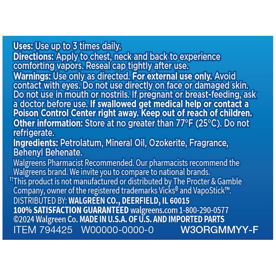 slide 2 of 2, Walgreens Children's Vapor Stick, 1.25 oz
